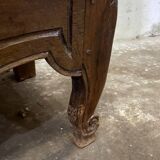Large old wooden display case