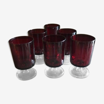 Set of 6 Luminarc wine glasses