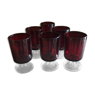 Set of 6 Luminarc wine glasses