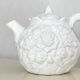White slurry teapot