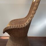 High back armchair from the 1960s and 70s