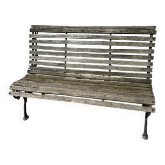 Vintage garden bench for 2 people