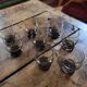 8 verres fumés moulés — 70’s