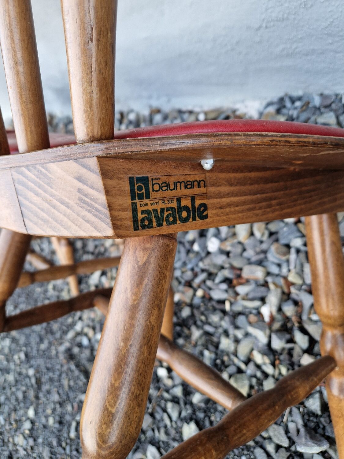 Set of 6 Baumann chairs in turned wood