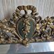 Trumeau mirror - marble, gilded, oak