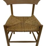 Vintage chair danish design papercord 60s dining chair