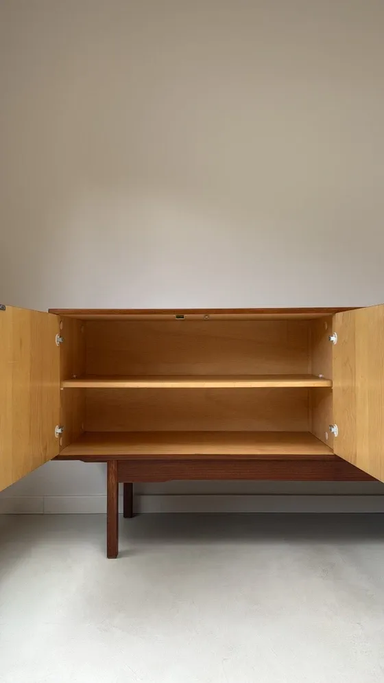 Vintage Teak Wood Sideboard