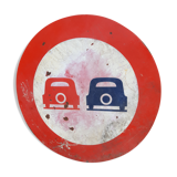 Ancien panneau routier