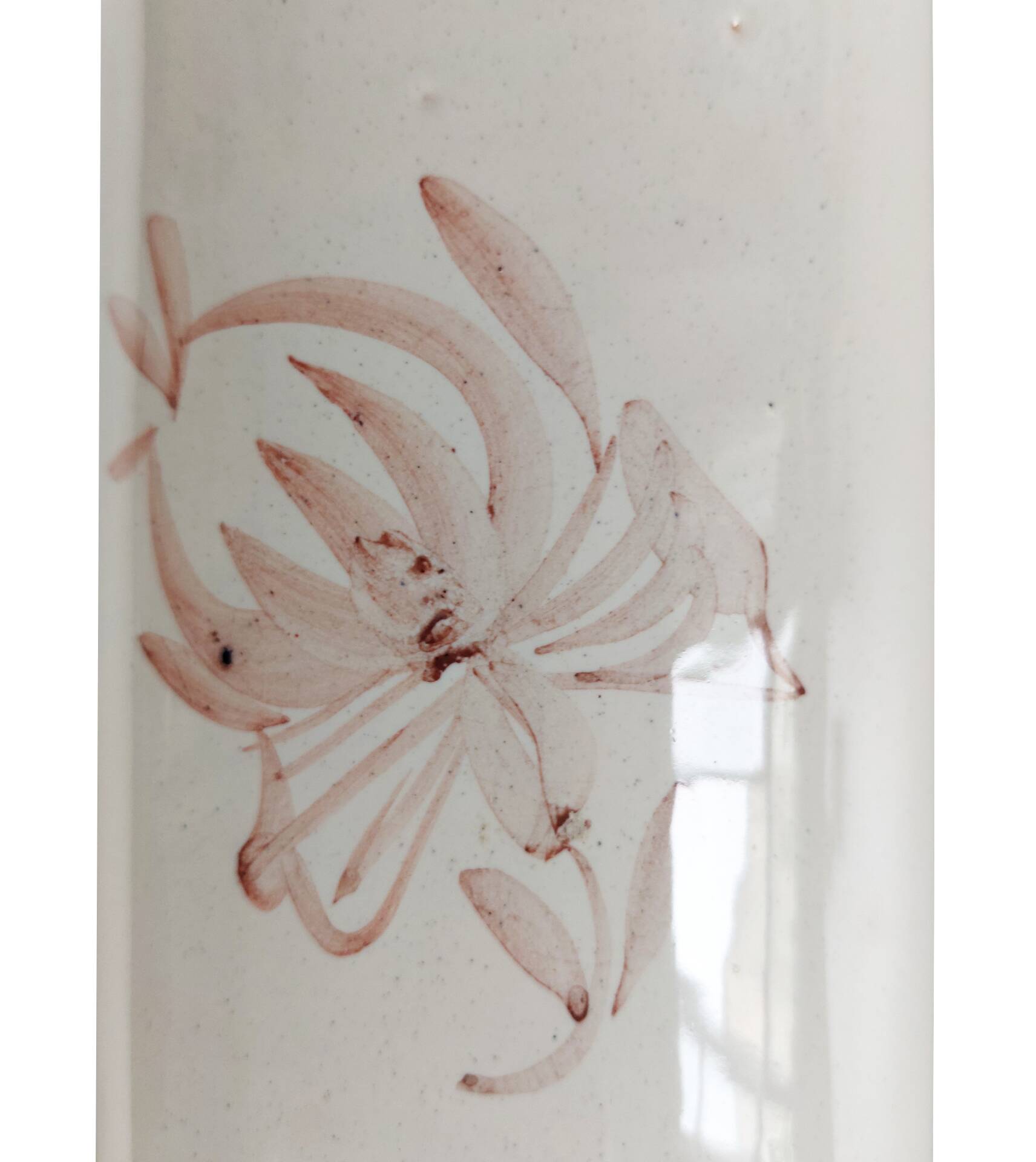 Pot in earthenware, high-fire glazing, Jean LAVALLE, 1866.