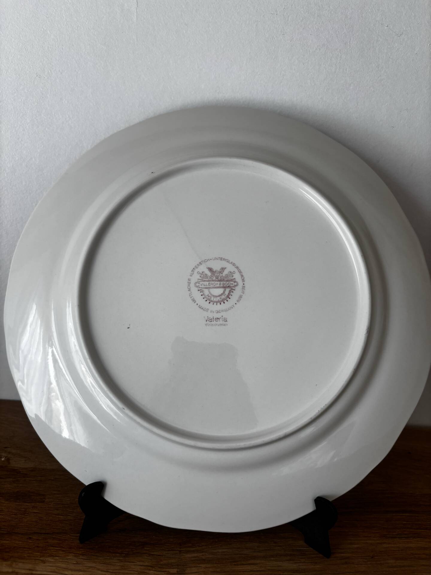 Ensemble de 3 assiettes plates et une à dessert villeroy et boch
