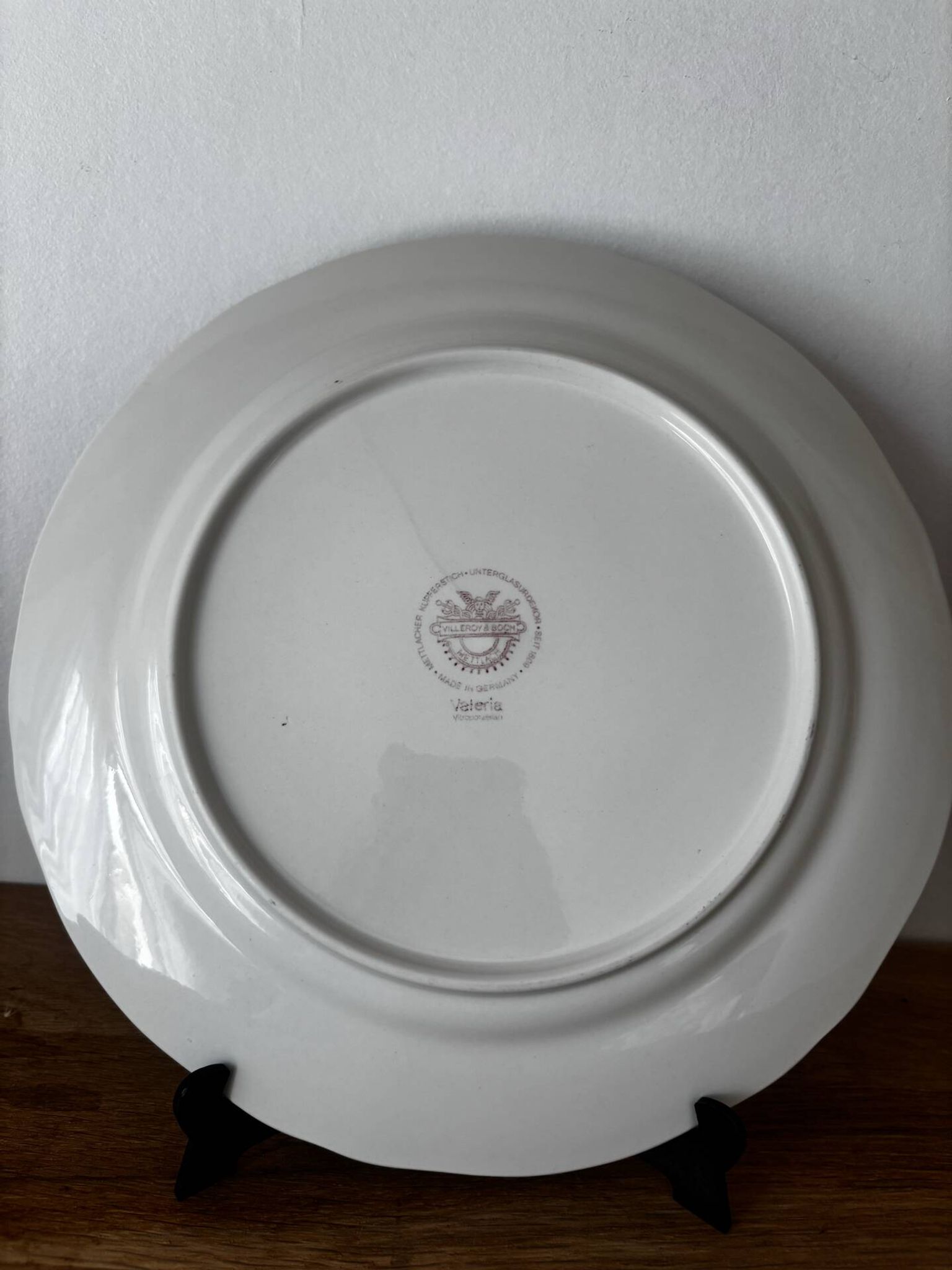 Ensemble de 3 assiettes plates et une à dessert villeroy et boch
