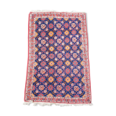 Iranian carpet in wool of the 1970s size 102x162cm