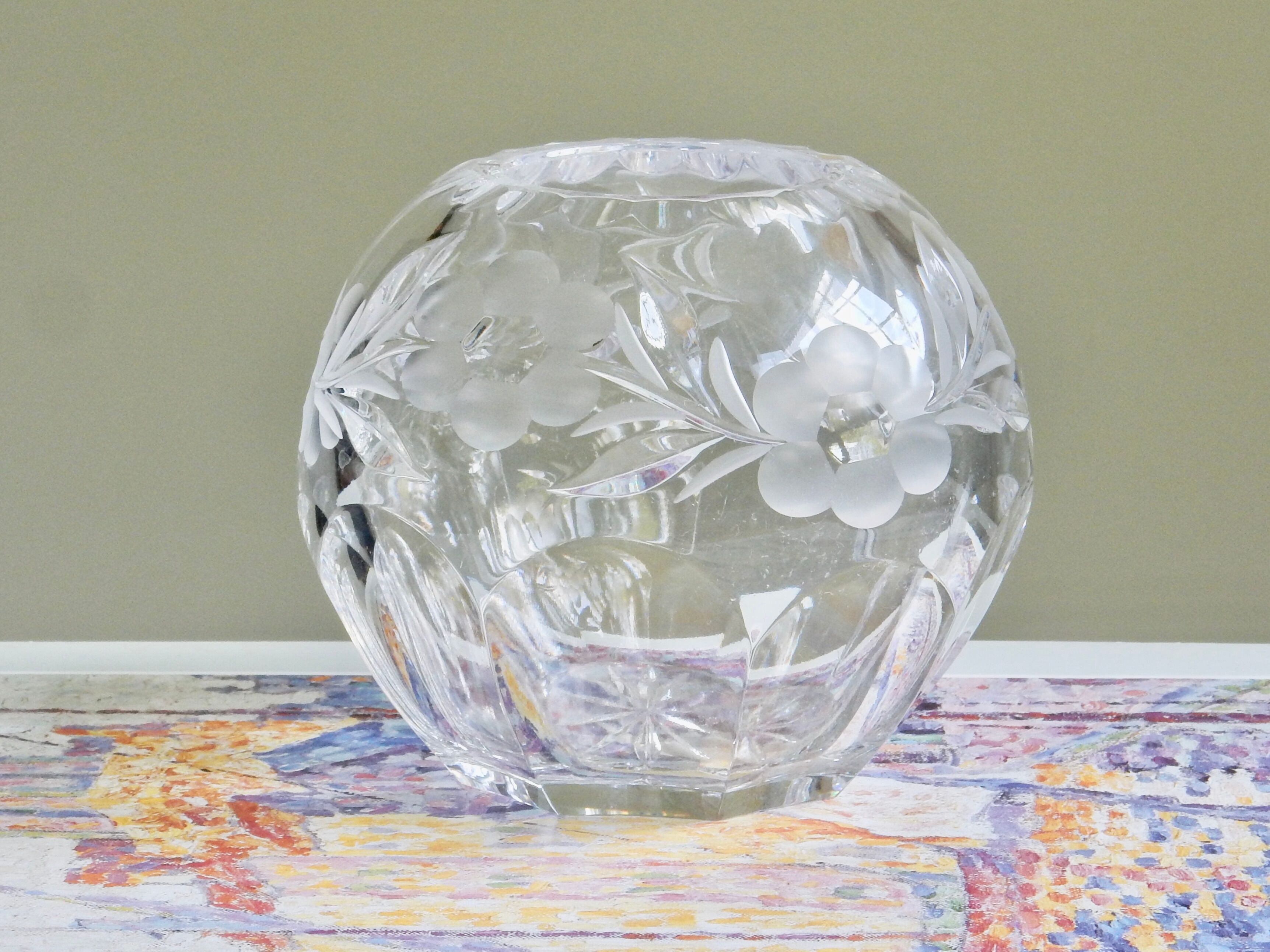 Vase crystal ball, Bavaria