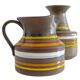 Bitossi Ceramic Vase and Pitcher Set by Aldo Londi, Handmade in Italy
