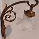 Art Nouveau wall art deco lampshades day tulip pressed glass brass rising