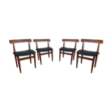 Set of 4 Hans Olsen Scandinavian chairs