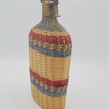 Bottle covered with wicker