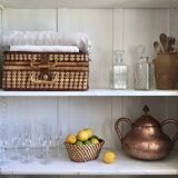 Old showcase bookcase - H216 cm