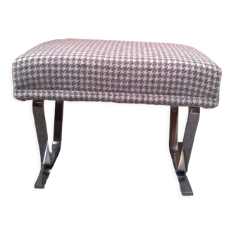 Tabouret repose-pieds rond en velours, tabouret de maquillage, table  d'appoint, siège