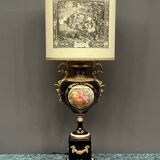 Limoges. Grande lampe de table.