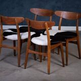 Dining Chairs CH30 by Hans J. Wegner for Carl Hansen & Son, 1952, Set of 4