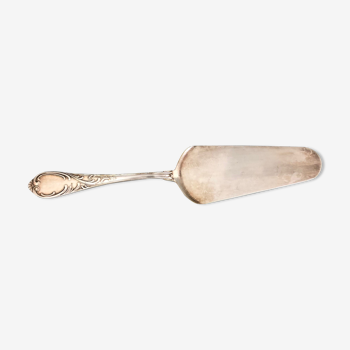 Silver metal cake shovel