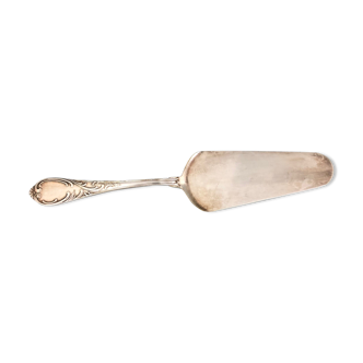 Silver metal cake shovel