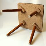 1950s Small wooden side table - plant stand - Vintage