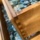 Solid raw walnut jump cabinet