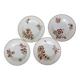 4 vintage deep plates from Sarreguemines, Danish model 210429.