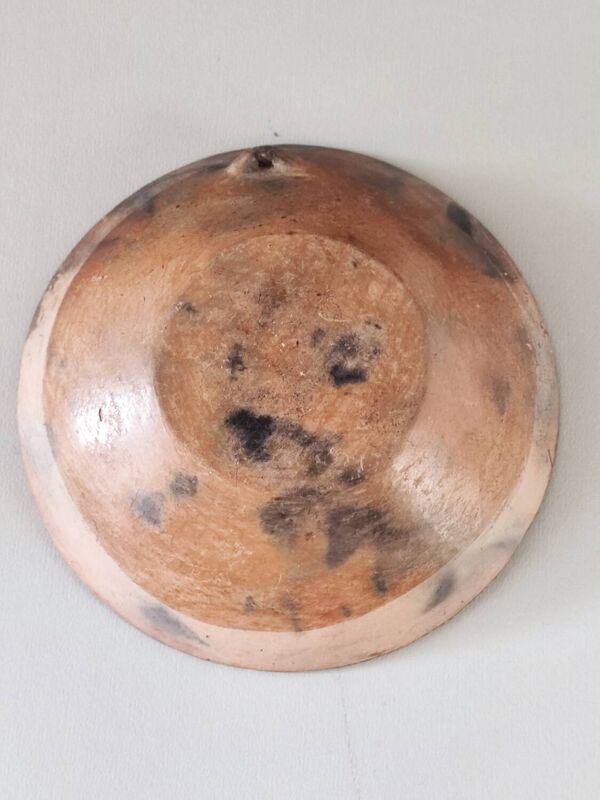 Ancien plat ideqqi kabyle terre cuite