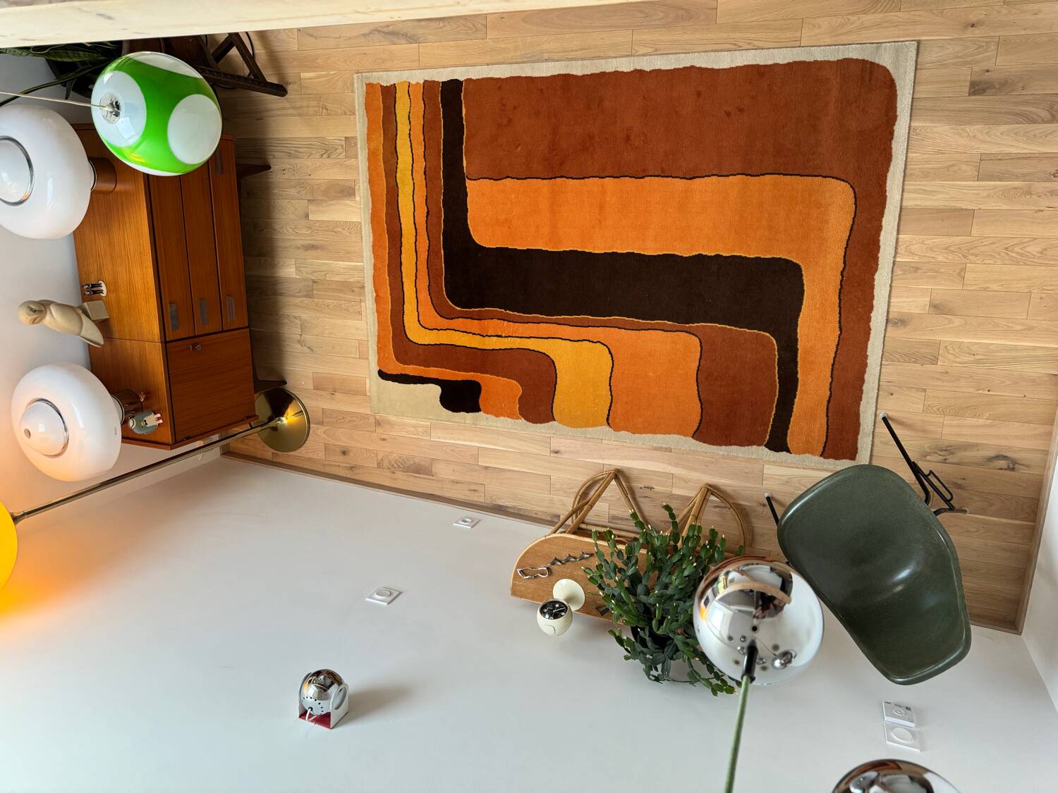 Vintage graphic rug / Amazon