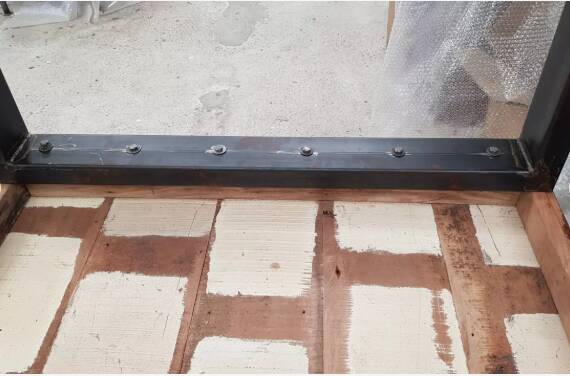 Industrial Wood-Metal Table