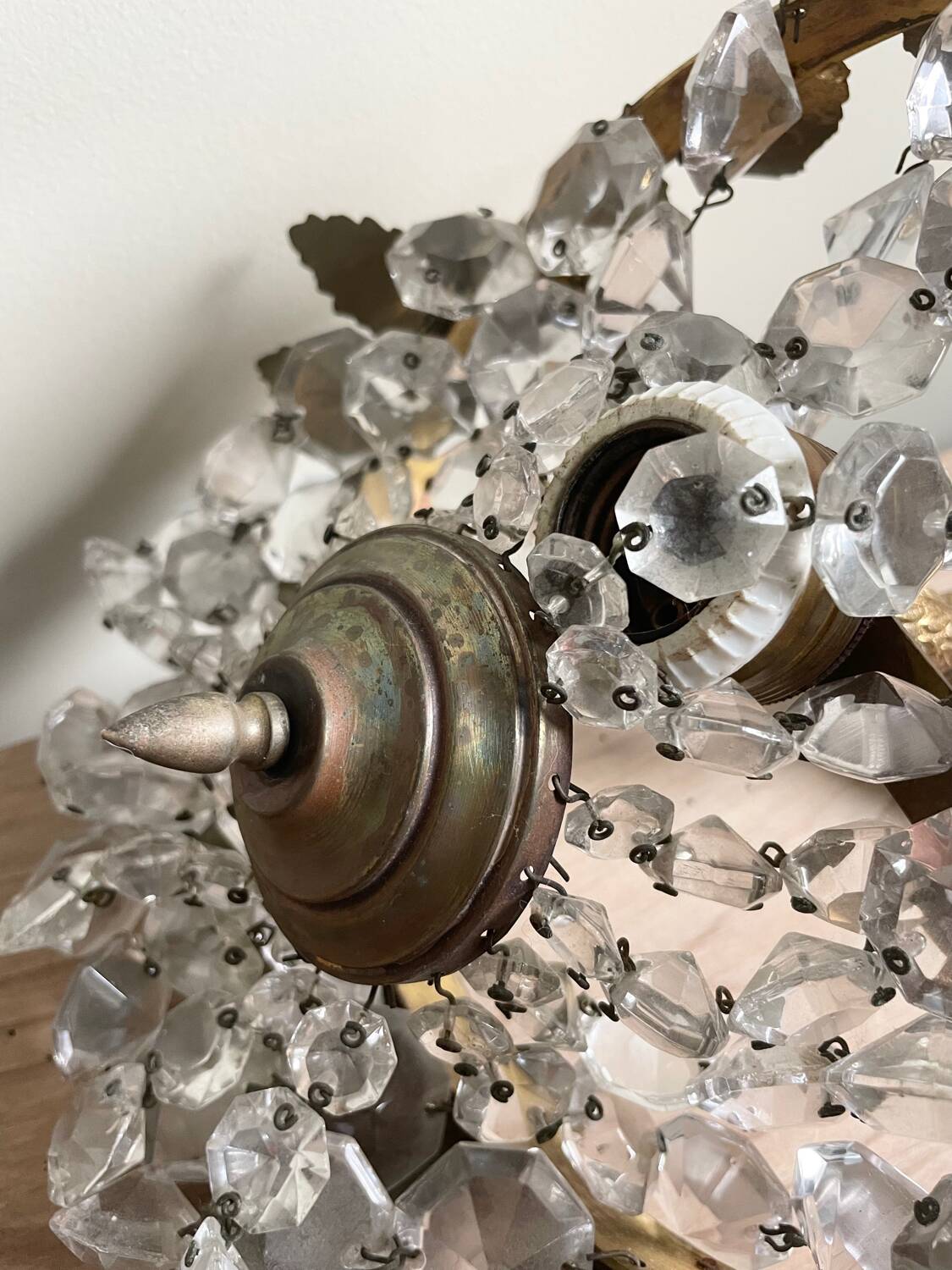 Small chandelier with tassels