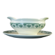 Sauciere en faience boch freres la louviere décor palmette