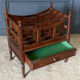 English mahogany magazine holder 1 drawer Mid-twentieth