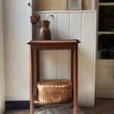 Art Deco bedside table in solid wood
