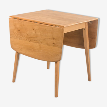 Table à manger pliable en hêtre et orme par L. Ercolani pour Ercol, vers 1960