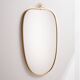 Metal and brass framed mirror
