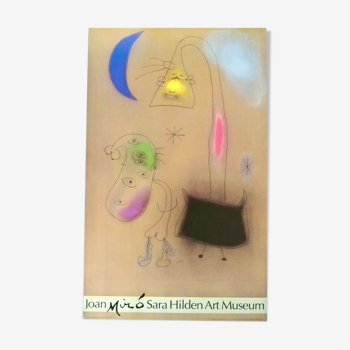 Affiche originale exposition Joan Miro