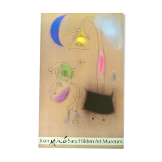 Affiche originale exposition Joan Miro