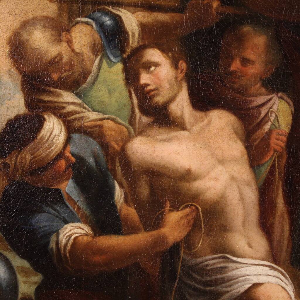 Great 17th century religious painting, Saint Sebastian