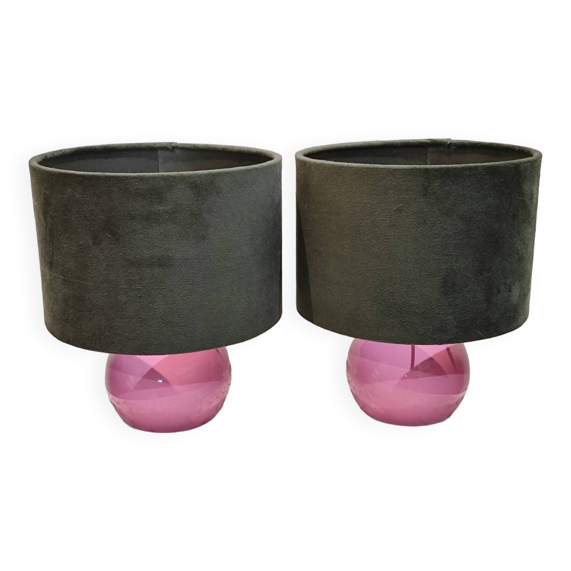Pair of vintage Massive Belgium bedside tables