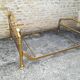 brass bed