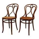 Paire de chaises bistrot n°19 Fischel