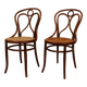 Paire de chaises bistrot n°19 Fischel