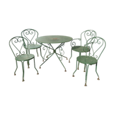 Garden furniture in wrought iron