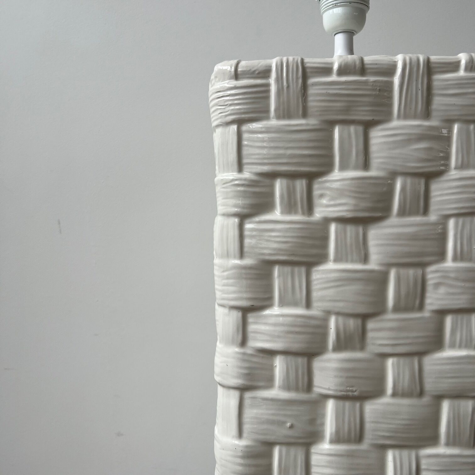 Single Italian Mid-Century Ceramic Table Lamp