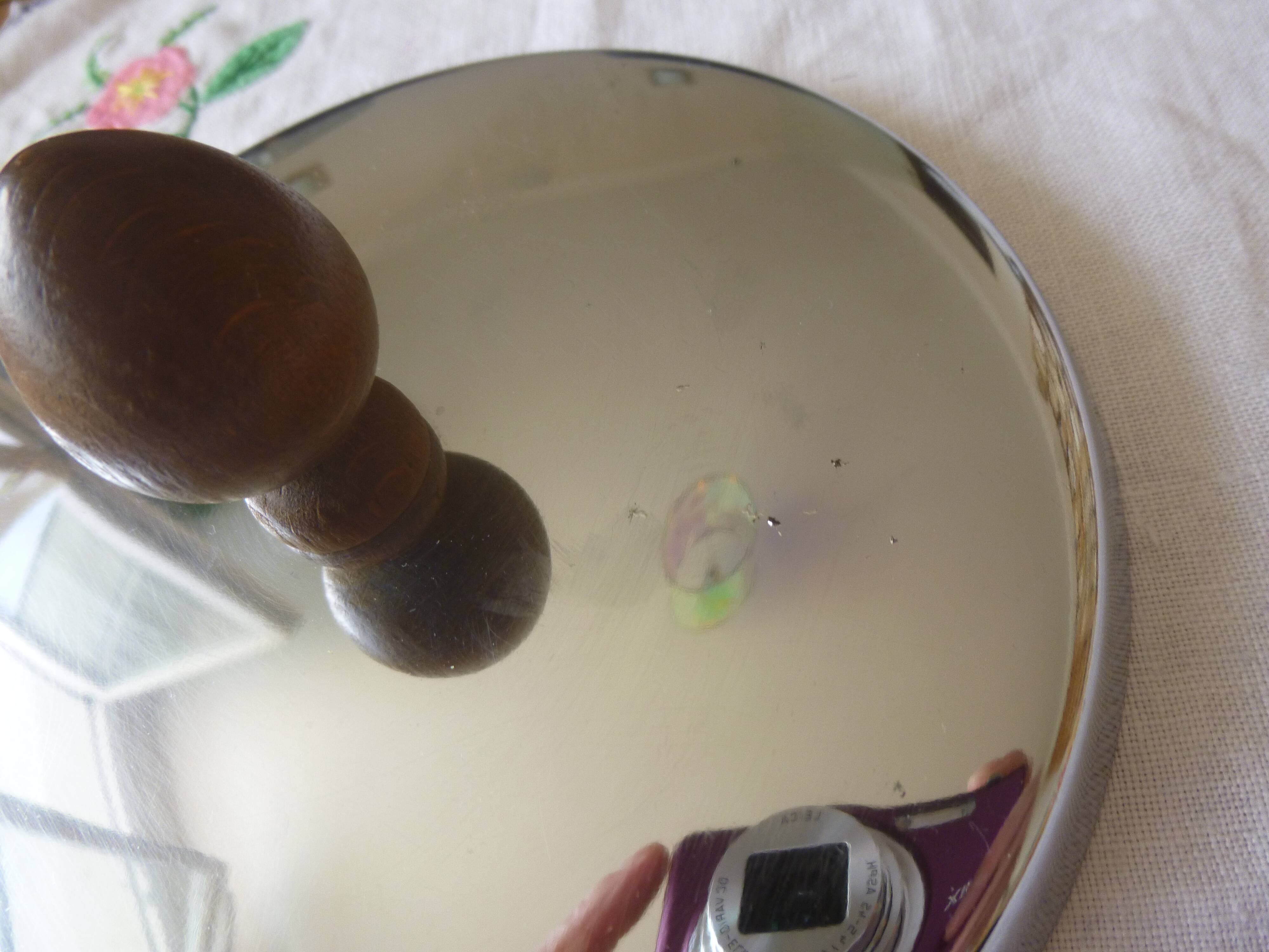 Enameled saucepan with lid 1970s