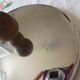 Enameled saucepan with lid 1970s